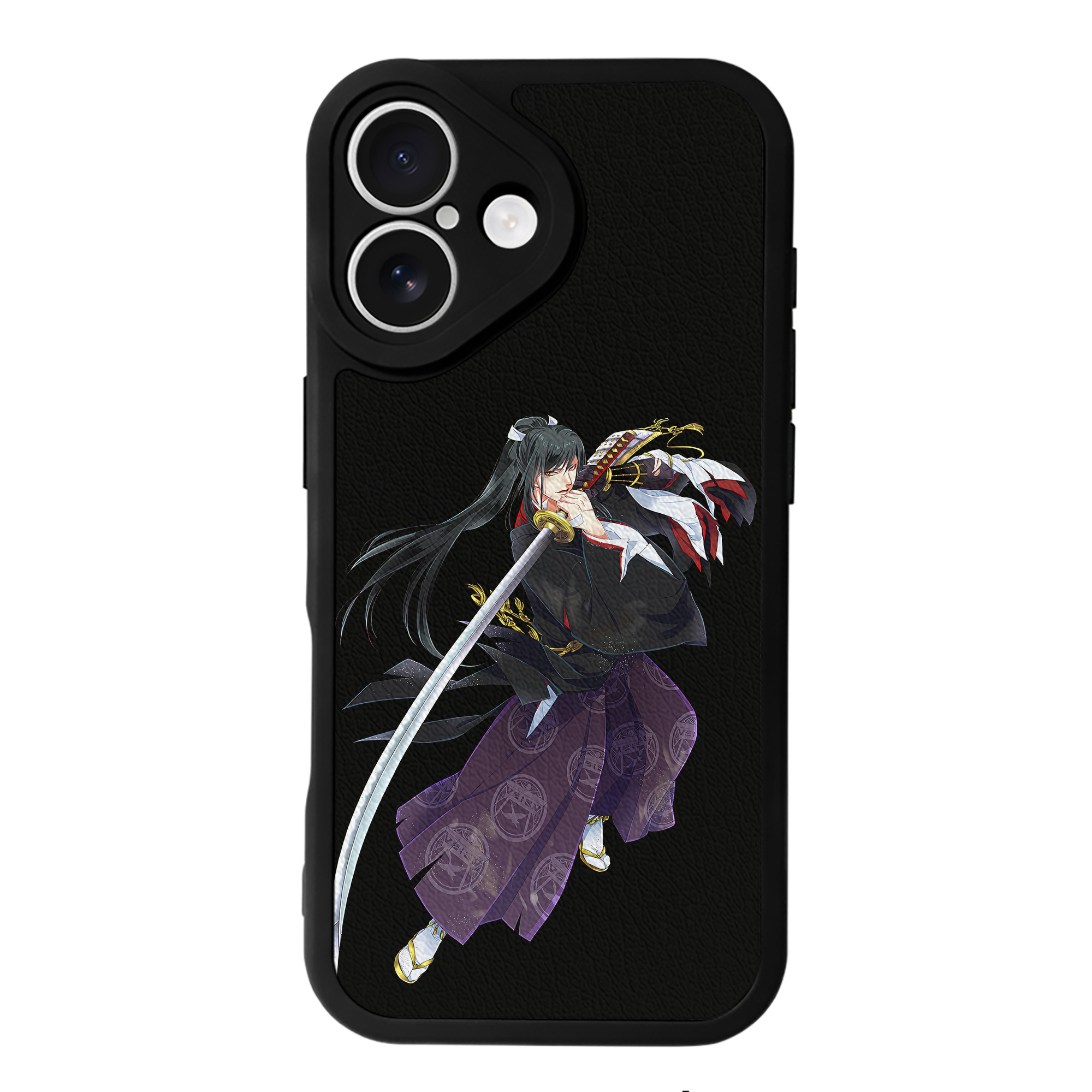 （画像用） 刀剣乱舞 Touken Ranbu 【iPhone 16シリーズ対応】シリコンスマホケース（レザー調） 材質：シリコン